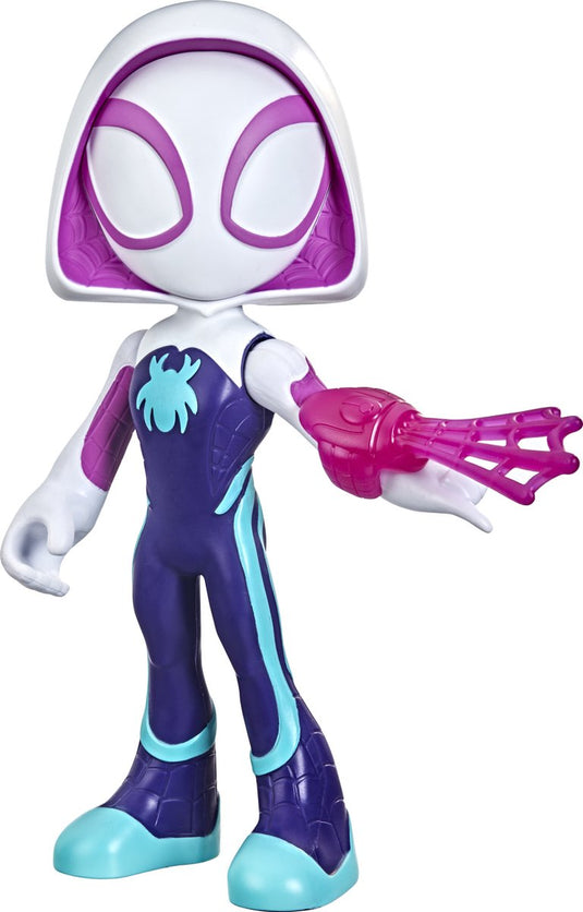 Spider-man marvel spidey and his amazing friends supersized ghost-spider - speelfiguur
