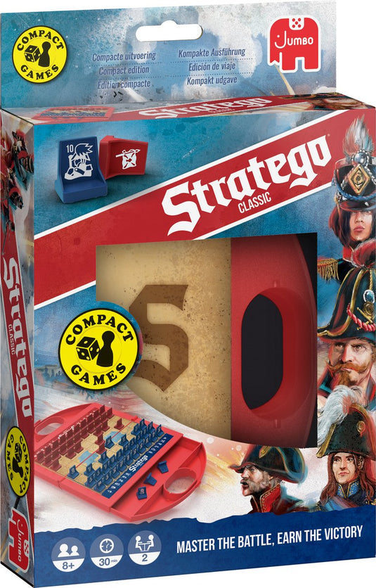 Stratego jumbo - compact - reisspel - bordspel - vanaf 8 jaar