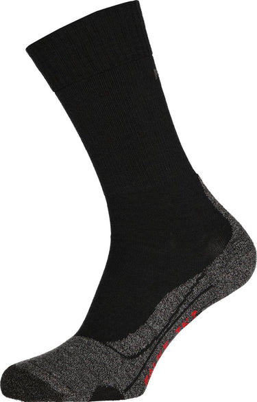 Falke tk2 anti-blaar dik wol functioneel materiaal wandelsokken heren zwart - maat 42-43