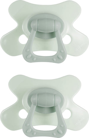 Difrax fopspeen natural - 18+ maanden - lichtgroen - 2 stuks