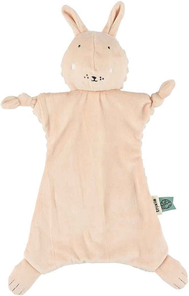 Trixie mrs. rabbit knuffeldoekje – ribfluweel – met speenlus - ideaal als geboortegeschenk