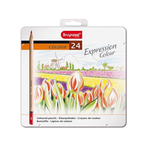 Bruynzeel kleurpotloden 24st expression voor volwassenen