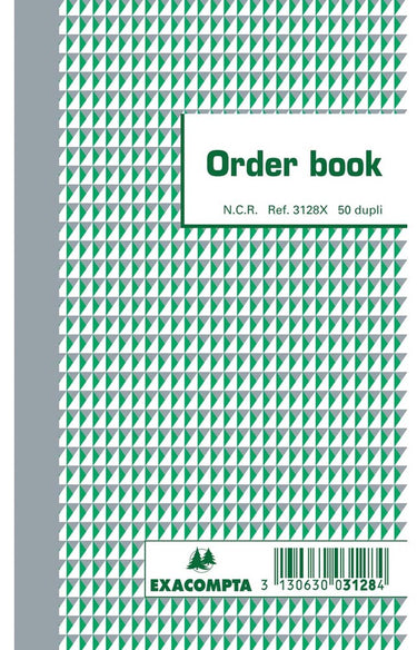 Exacompta orderboek 3128x - 175x105mm - 50x2v