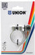 Union zadelpenklem met snelspanner 31.8 zilver