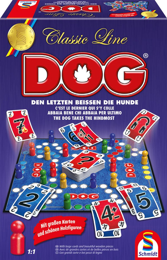 Schmidt ® - bordspel dog® - familiespel - classic line - klassiek strategisch teamspel - 2-6 spelers - vanaf 8 jaar