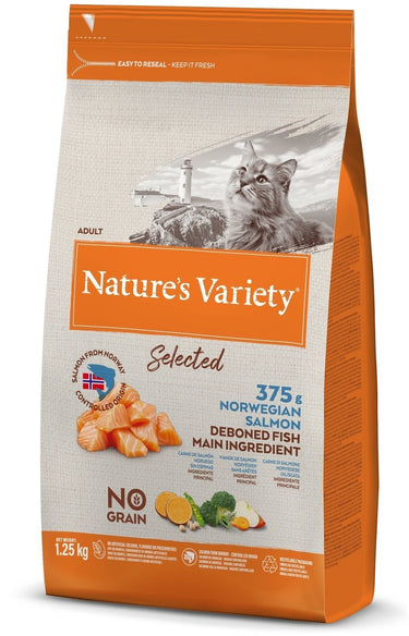 Natures variety nature's variety - selected norwegian salmon adult kattenvoer