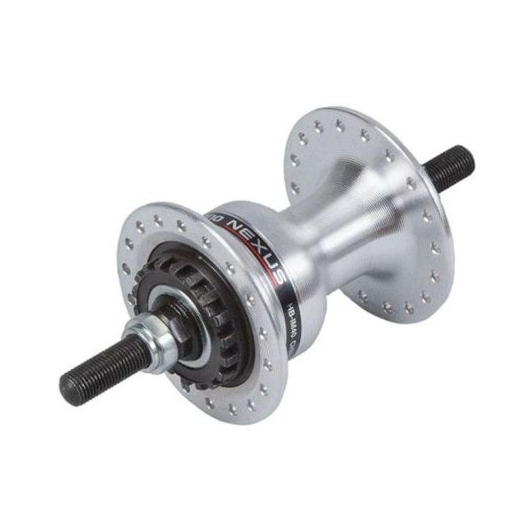 Load image into Gallery viewer, Voornaaf Shimano Nexus HB-IM 40 voor rollerbrake 36 gaats 100 mm - zilver
