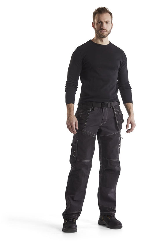 Blåkläder blaklader werkbroek x1500 1500-1140 - marineblauw zwart - c46