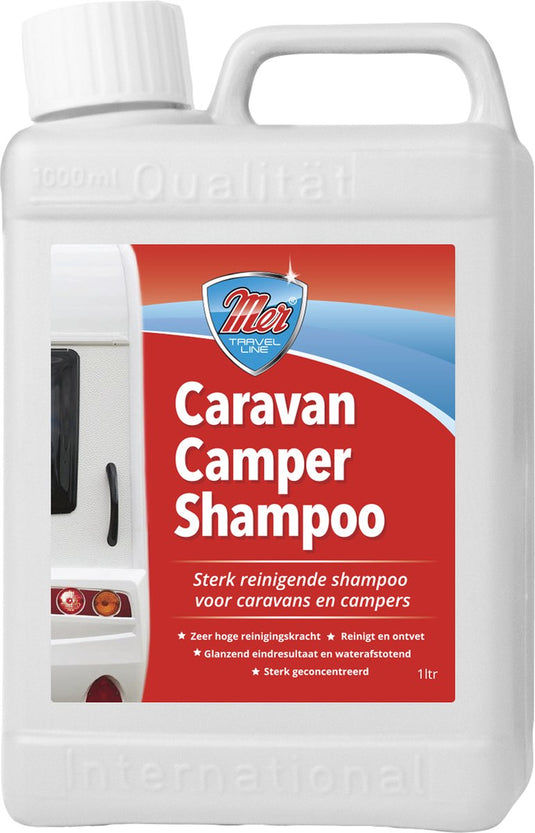 Mer camper- en caravanshampoo travel line 1 liter wit