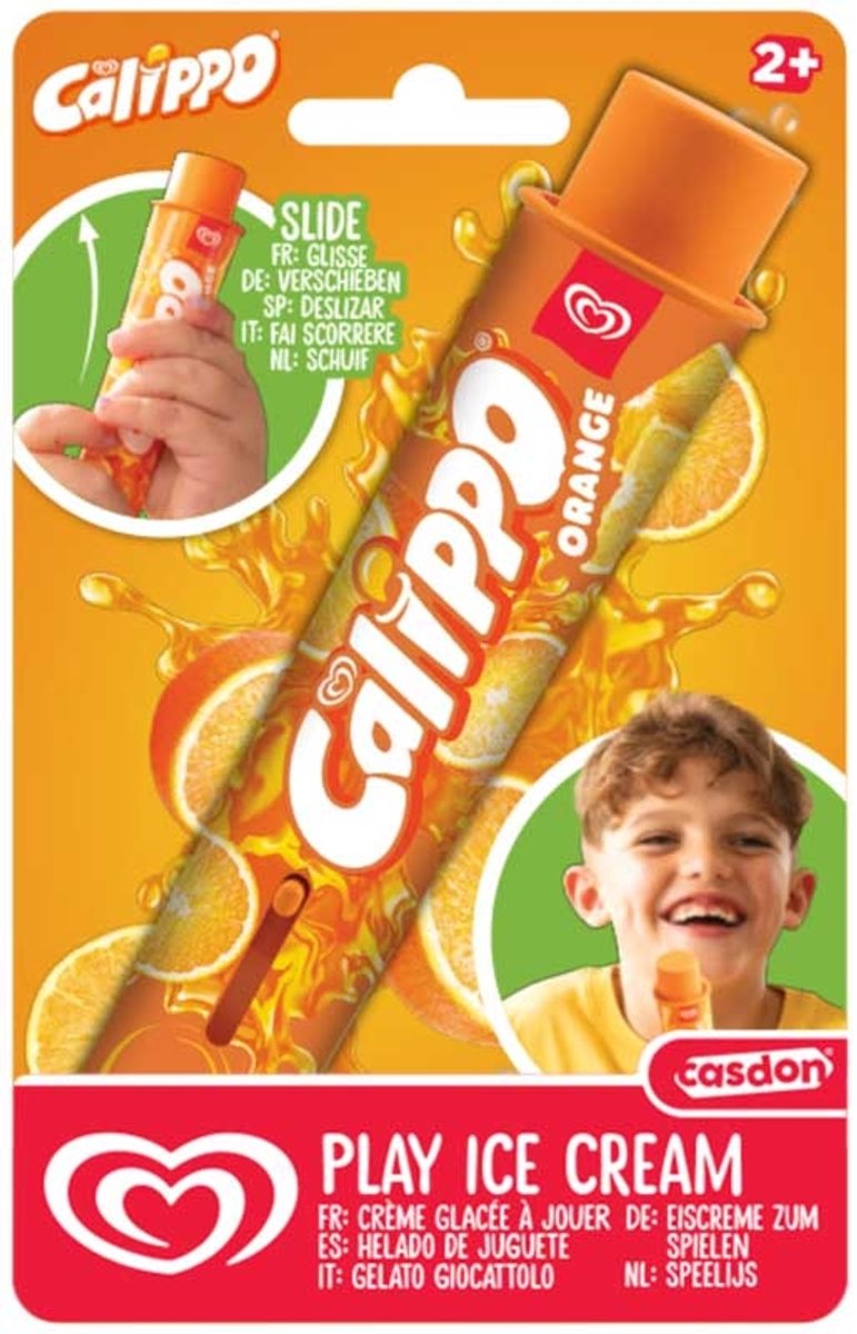 Afbeelding laden in galerijviewer, Casdon ola oranje calippo speelijs.
