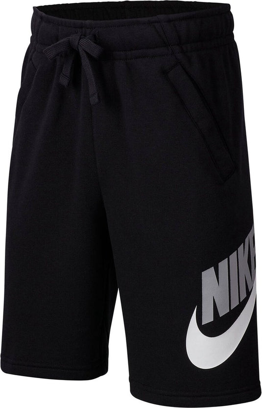 Nike b nsw club + hbr short ft jongens sportbroek - maat xs
