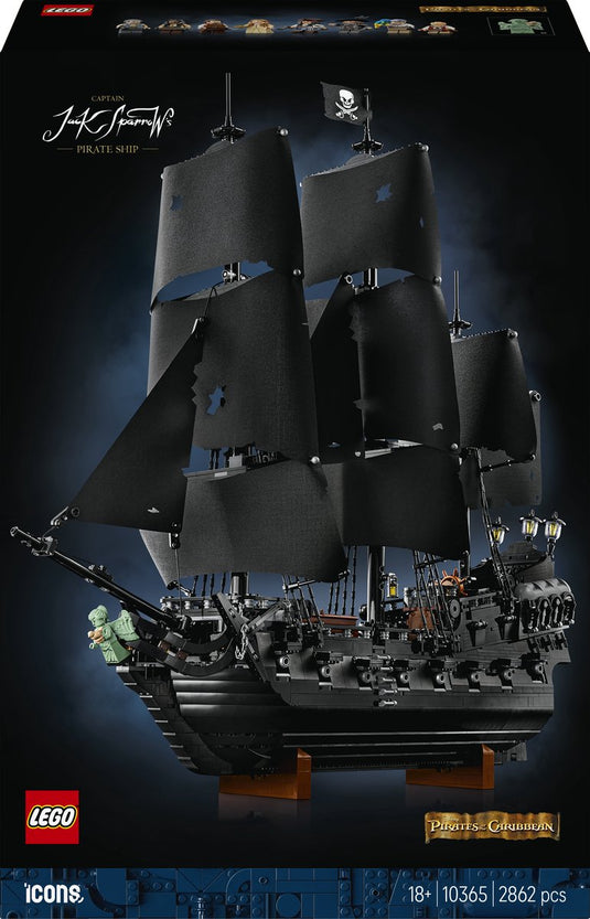 Lego ® icons pirates of the caribbean - het piratenschip van kapitein jack sparrow - 10365