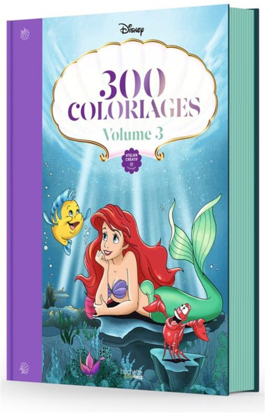 Hachette heroes atelier créatif disney 300 coloriages disney - volume 3 - kleurboek voor volwassenen