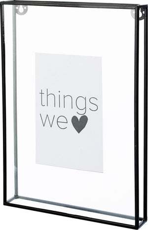 Vtwonen - basic - fotolijst - zwart - metaal - 20x28x3,5cm