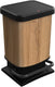 Rotho paso pedaalemmer - prullenbak 20l - bpa vrij - hout look