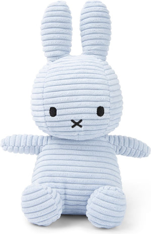 Bon ton toys nijntje - eco corduroy ice blue - 23 cm - 9''