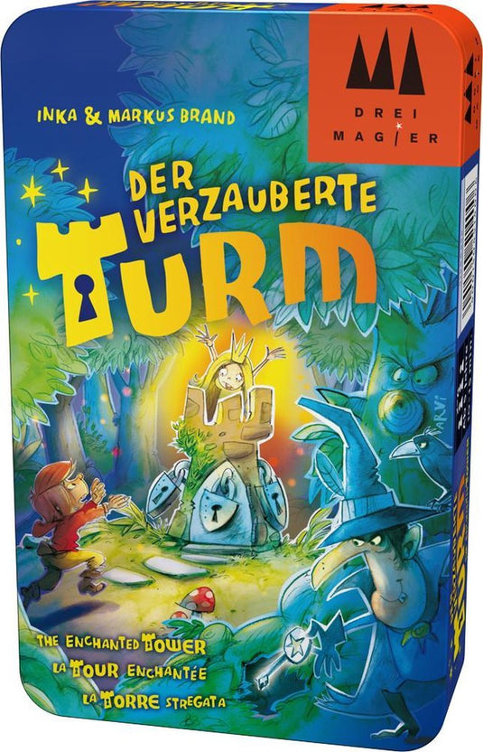Drie magiers spellen schmidt spiele drei magier: der verzauberte turm bordspel travel adventure