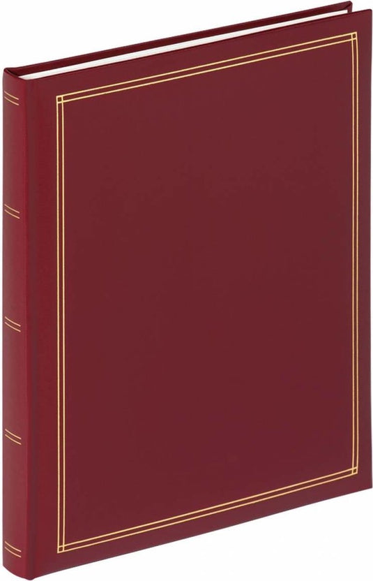 Walther sk-124-r monza - zelfklevend album - formaat 26 x 30 cm - rood