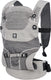 Dooky draagzak baby - baby carrier terra nova grey - kinderdrager - draagzak peuter en baby 3,5-15 kg - ergonomische m-positie - rugdrager - verstelbaar en ademend - draagzakken - babydraagzak