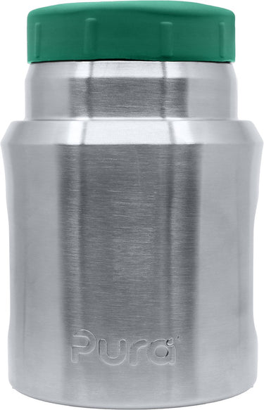 Pura lunch insulated jar - geïsoleerde pot - plasticvrij, bpa-vrij - large 400ml - houdt voedsel warm of koud - duurzaam en geschikt voor lunch, picknick en reizen