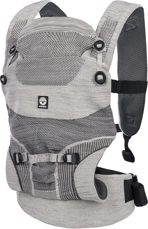 Dooky draagzak baby - baby carrier terra nova grey - kinderdrager - draagzak peuter en baby 3,5-15 kg - ergonomische m-positie - rugdrager - verstelbaar en ademend - draagzakken - babydraagzak