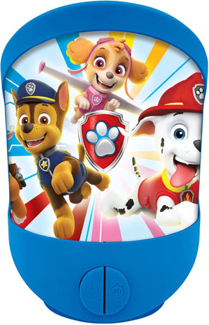 Lexibook paw patrol nachtlampje voor kinderkamer, zacht licht, werkt op batterijen, nlj20pa