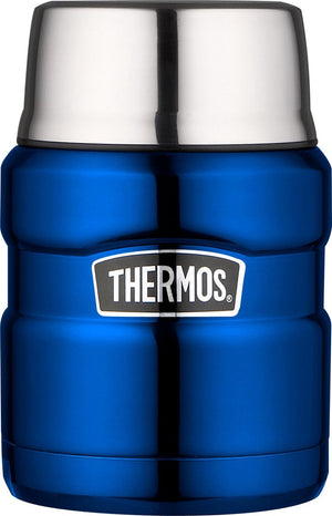 Thermos king voedseldrager 470 ml - metaalblauw