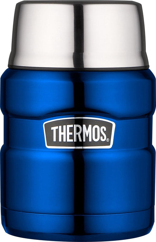 Thermos king voedseldrager 470 ml - metaalblauw