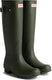Hunter - regenlaarzen voor dames - original - hoog - olijfgroen - maat 38eu