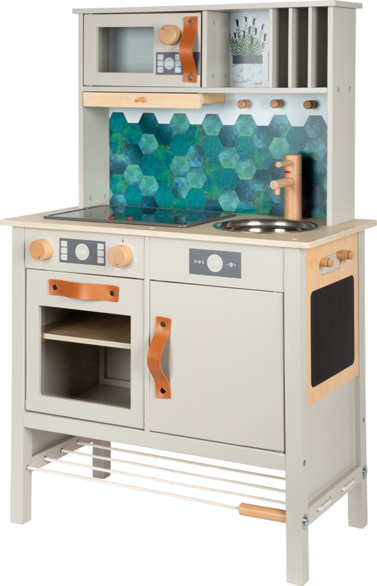 Chargez l'image dans la visionneuse de la galerie, Small foot - houten speelkeuken tasty grijs
