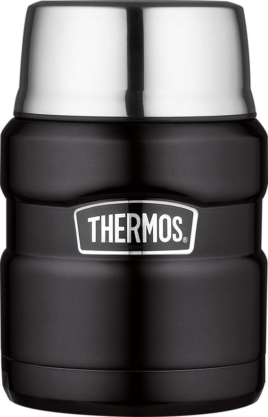 Thermos king voedseldrager - 47 cl - mat zwart