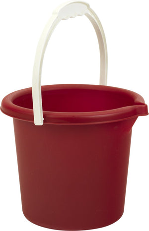 Klein toys little foot emmer 2 liter - 95% gerecycled plastic - rood wit