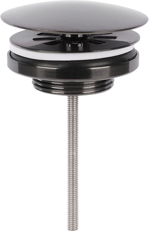 Differnz afvoerplug gun metal â€“ always open â€“ ã˜ 72 mm â€“ met schroef