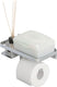 Tiger caddy - wc rolhouder met planchet 24 cm - chroom