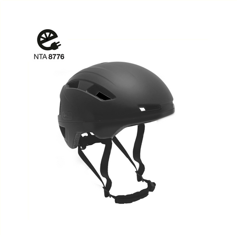 helm 55-58 cm unisex matzwart maat M