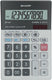 Sharp rekenmachine - elm711ggy - grijs - 10 digit - 1x lr44 batterij - sh-elm711ggy