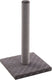 Flamingo krabpaal – emma grijs – 34,5 × 34,5 × 60,5 cm – katoenen krabtouw – met gewatteerde bodemplaat – voor katten