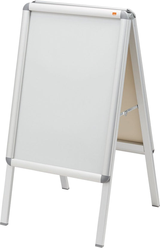 Nobo essence a2 stoepbord reclamebord met clicklijst - wit