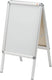 Nobo essence a2 stoepbord reclamebord met clicklijst - wit