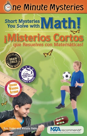 One minute mysteries - short mysteries you solve with math! ¡misterios cortos que resuelves con matemáticas!