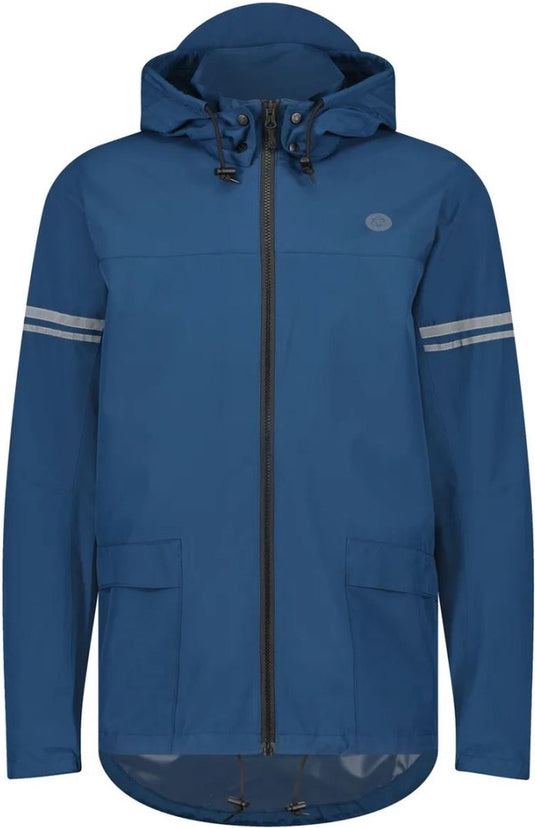 Agu section regenjas ii essential heren – waterdicht winddicht – poray 5.000 – compact opvouwbaar – navy blue - xl