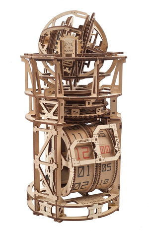 Ugears houten 3d model - sky watcher tafelklok