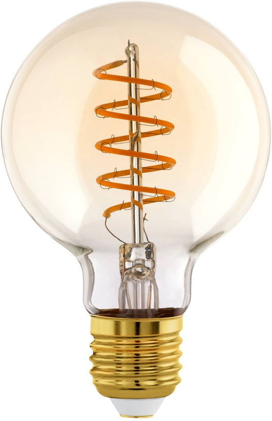 Eglo led lamp - e27 - ø 8 cm - amber - 806 lumen - 2700k