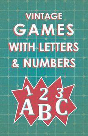 Vintage games with letters and numbers
