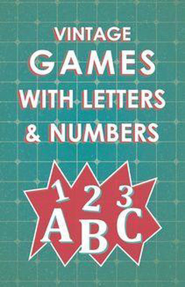 Vintage games with letters and numbers
