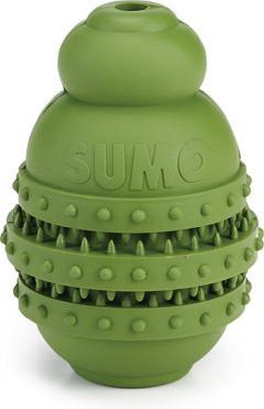 Beeztees sumo play dental - hondenspeelgoed - rubber - groen - s