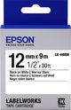 Epson label tape lk-4wbn zwart op wit
