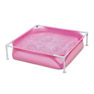 Summer waves zwembad small frame 122 x 122 x 30 cm roze | 2 stuks