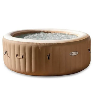 Intex purespa jacuzzi bubble massage 4 pers. 196 cm + energy efficient afdekzeil