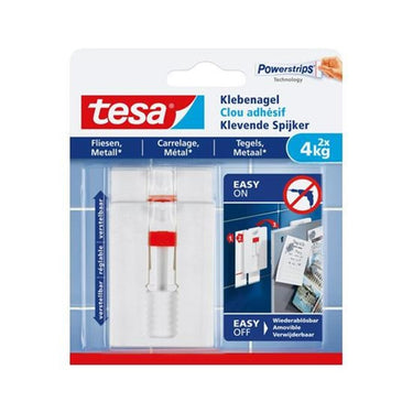 Tesa verstelbare klevende spijker tegels metaal 2x4kg